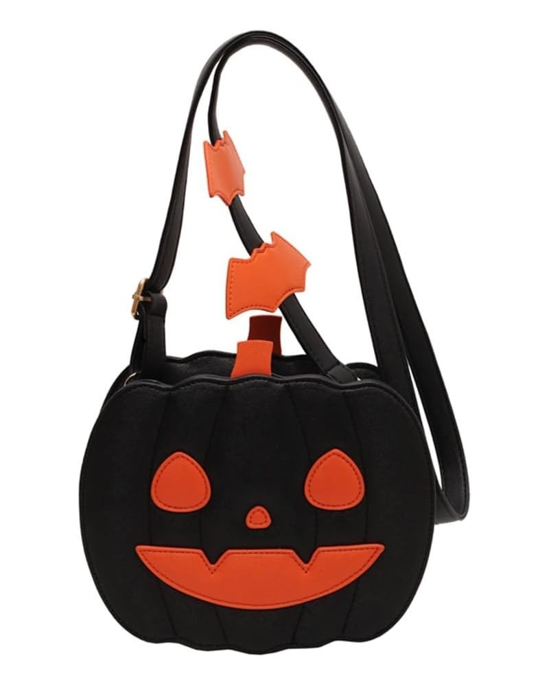 Women Pumpkin Purse Halloween Handbag, Pumpkin Crossbody Bag for Women,Novelty Halloween Homeware Devil Ghost PU Shoulder Han...