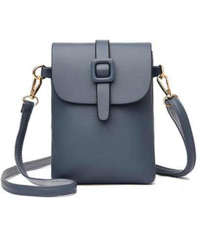 Phone Bag for Women Summer Mobile Phone Bag Hundred Ladies Single Shoulder Coin Bag Mini Crossbody Blue $19.31 Shoulder Bags