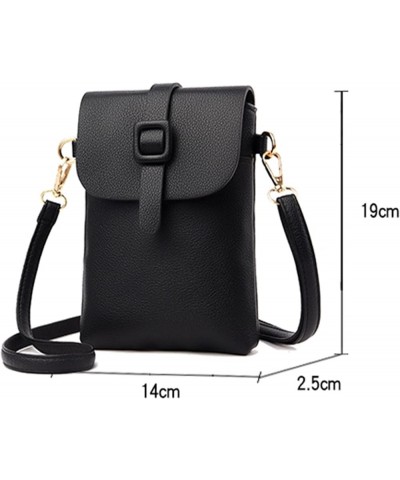 Phone Bag for Women Summer Mobile Phone Bag Hundred Ladies Single Shoulder Coin Bag Mini Crossbody Blue $19.31 Shoulder Bags