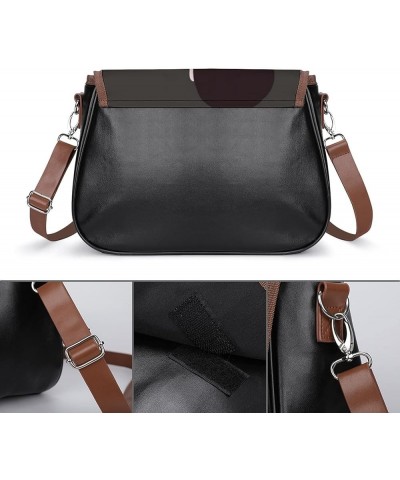 Leather Hobo Bags Women's Crossbody Shoulder Bag Classic City Top Handle Satchels Abstract Painting Lip Color5 $29.49 Hobo Bags