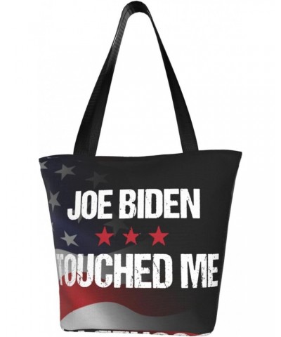 Joe Biden Touched Me Fashion Shoulder Bag Large Capacity For Man Or Woman $16.17 Totes