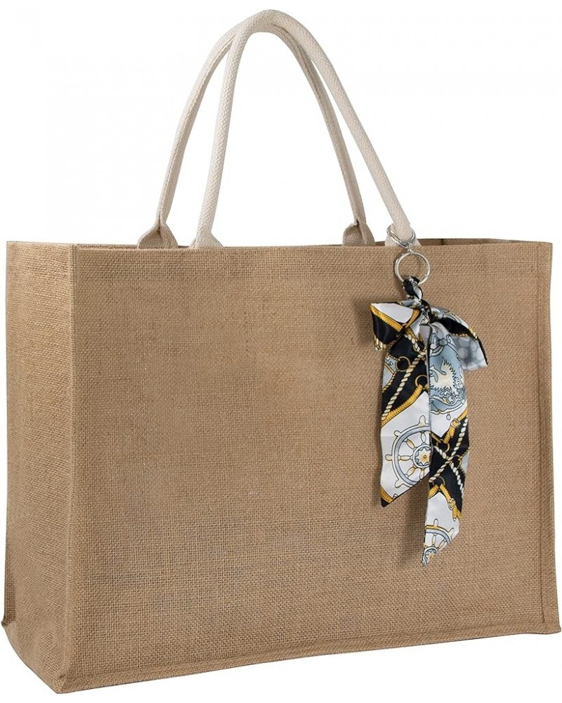 Woven Large Beach Bag Straw Bag Beach Tote Handmade Weaving Shoulder Bag Tassel Bag Handbag Grey Bowknot $12.97 Totes