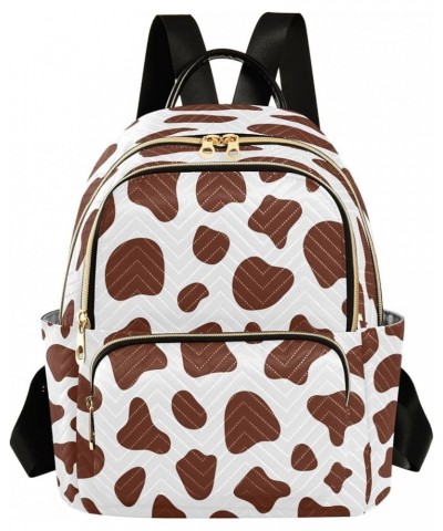 Backpack Purse for Women Cow Pattern Casual Shoulder Bag Small Backpack M Small $11.96 Backpacks