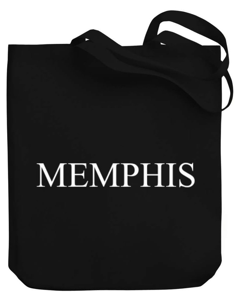 Memphis Larger Font Canvas Tote Bag 10.5" x 16" x 4 $20.39 Totes