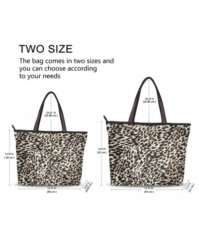 Abstract Leopard Spot Vintage Women Tote Bag Handbag Large Capacity Shoulder Bags $10.19 Shoulder Bags