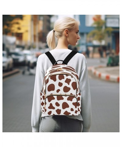 Backpack Purse for Women Cow Pattern Casual Shoulder Bag Small Backpack M Small $11.96 Backpacks