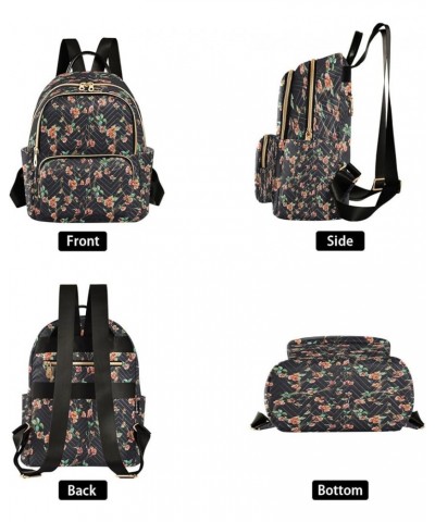 Fashion Backpack Mini Backpack Purse Casual Daily Backpack Flower Tree for Travel for College Work Medium $20.39 Backpacks