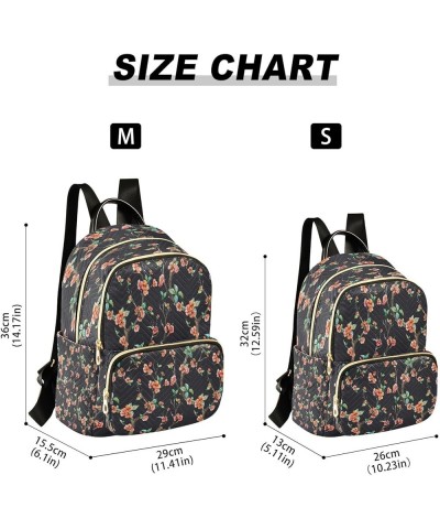 Fashion Backpack Mini Backpack Purse Casual Daily Backpack Flower Tree for Travel for College Work Medium $20.39 Backpacks