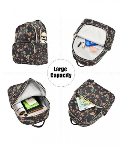 Fashion Backpack Mini Backpack Purse Casual Daily Backpack Flower Tree for Travel for College Work Medium $20.39 Backpacks