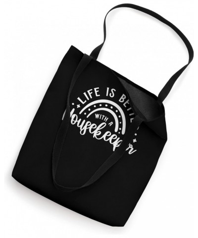 Life With Housekeeping Maid Housekeeper Tote Bag $13.31 Totes