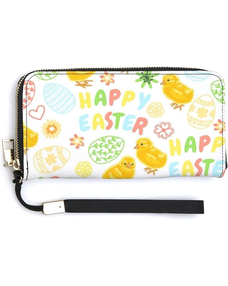 Long Clutch Wallet, Long Handbag with Wristlet Strap, PU Leather Zip Purse Multi 11 $13.93 Wristlets