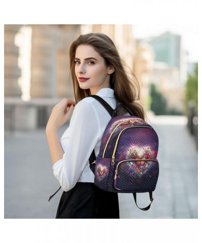 Fashion Backpack Mini Backpack Purse Casual Daily Backpack Love Heart Butterfly for Travel for College Work Small $16.32 Back...