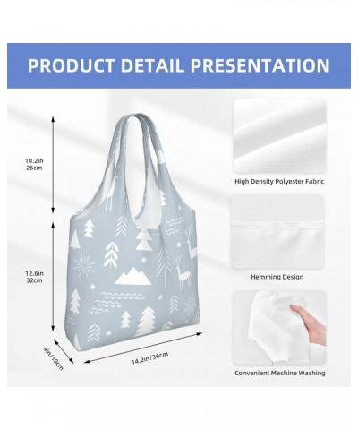 Merry Christmas Single Shoulder Commuter Canvas Tote Bags For Women And Men 26 Merry Christmas $12.31 Totes