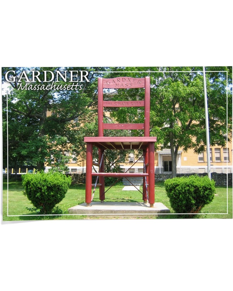 24x36 Inch Giclee Print, Gardner, Massachusetts, The Chair City $22.00 Totes