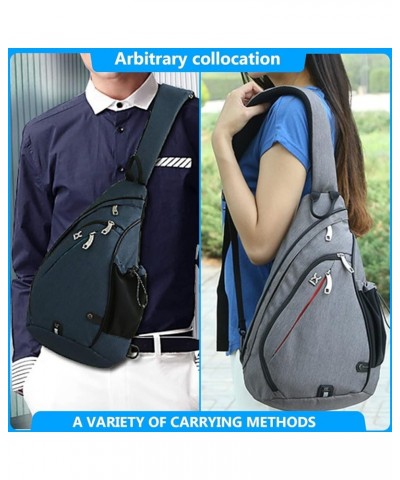 Sling Bag Anti-Thief (Black) Blue $22.13 Crossbody Bags