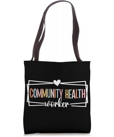 Community Health Worker Heart Community Healthcare Worker Tote Bag $12.69 Totes