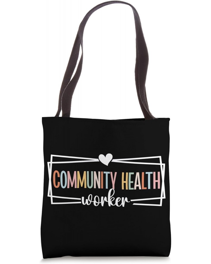 Community Health Worker Heart Community Healthcare Worker Tote Bag $12.69 Totes