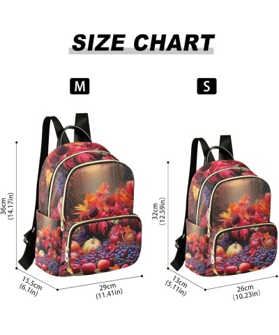 Roses in a Field at Sunset Fashion Daypack, Women's Purse Backpack, Anti Theft Backpack for Women Travel, S Autumn Berries Wi...