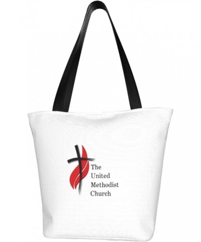 United Methodist Church Home Women'S Casual One Shoulder Carry Shopping Bag Large Capacity Working Storage Handbag $20.80 Sho...