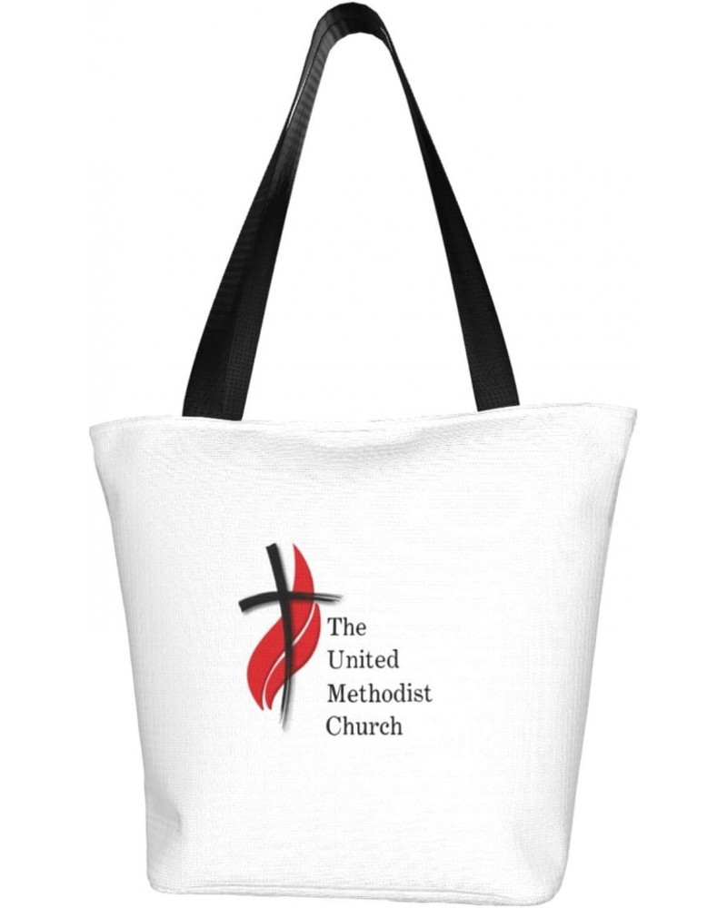 United Methodist Church Home Women'S Casual One Shoulder Carry Shopping Bag Large Capacity Working Storage Handbag $20.80 Sho...