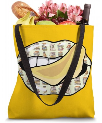 BACK TO SCHOOL BOOKS AND OWLS AND CATS LIPS Tote Bag $11.75 Totes