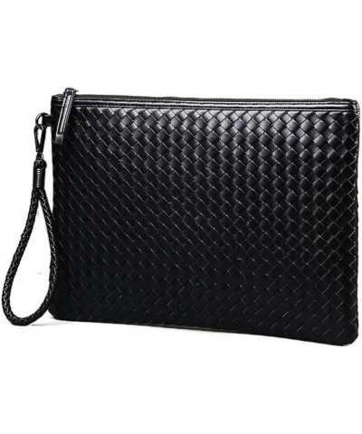 Woven clutch purse and handbag women's fashion female envelope package wristband handbag, designer black purse Xiaohao 1 $14....