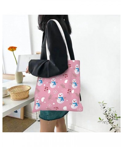 Merry Christmas Single Shoulder Fashion Canvas Tote Shopping Bags Handbags For Men And Women Merry Christmas32 $11.13 Totes