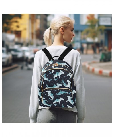 Small Backpack for Women Mini Backpack, Koala Palm Tree Casual Lightweight Backpacks Rucksack Hammerhead Shark Small $20.35 B...