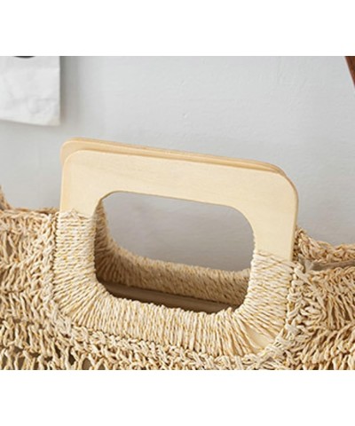 Straw Bag for Women Casual Straw Beach Bag Handwoven Satchel Handbag Shoulder Bag Crossbody Bag Vacation Travel Beige $14.57 ...