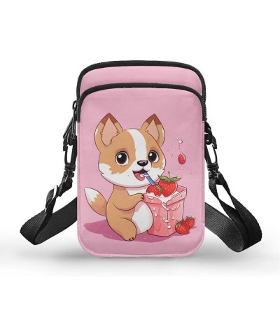 Small Crossbody Purse for Adults Kids Sling Flight Bag Corgi Dog $12.75 Crossbody Bags