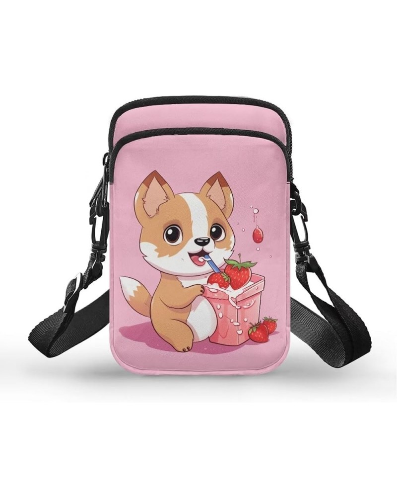 Small Crossbody Purse for Adults Kids Sling Flight Bag Corgi Dog $12.75 Crossbody Bags