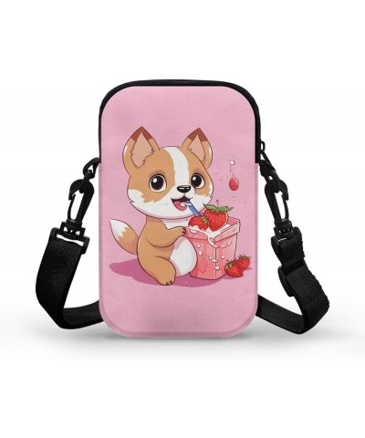 Small Crossbody Purse for Adults Kids Sling Flight Bag Corgi Dog $12.75 Crossbody Bags