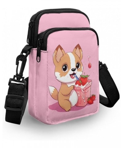 Small Crossbody Purse for Adults Kids Sling Flight Bag Corgi Dog $12.75 Crossbody Bags