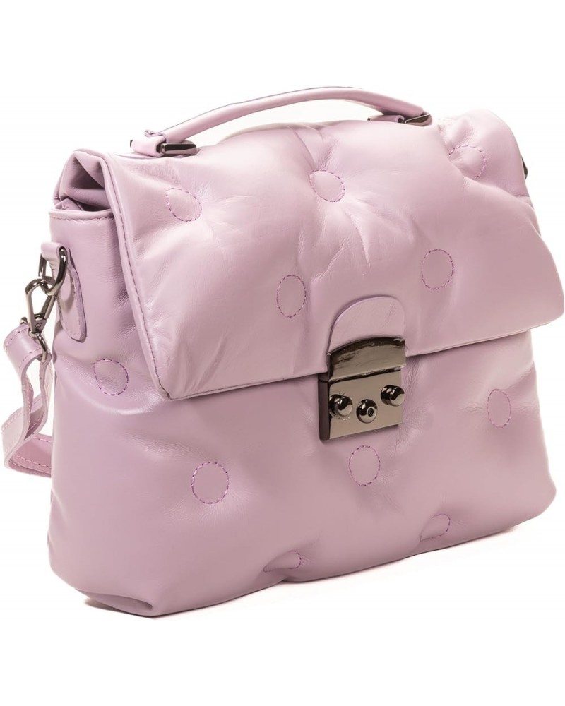 Women's genuine leather handbag (Italian boutique) Pink $65.10 Satchels