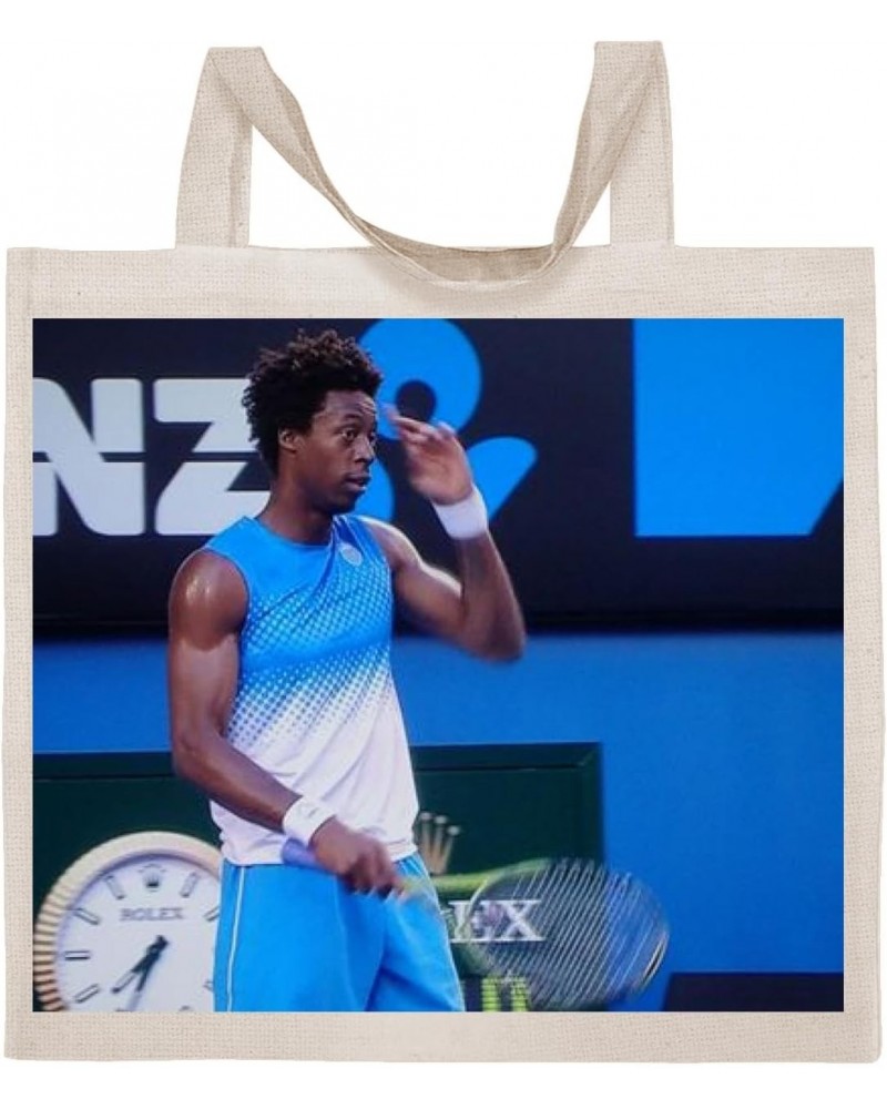 Gael Monfils - Cotton Photo Canvas Grocery Tote Bag IDPP133411 $16.74 Totes