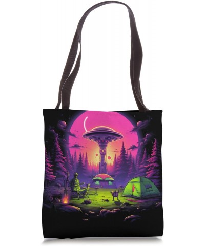 Camping UFO Gear Alien Abduction Tote Bag $12.65 Totes