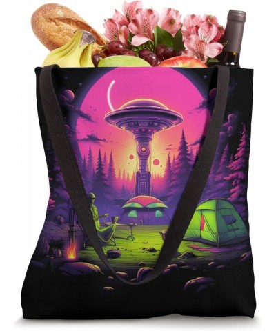 Camping UFO Gear Alien Abduction Tote Bag $12.65 Totes