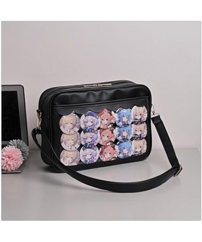 Kawaii Single Shoulder Crossbody Bag Clear Ita bag Y2k handbag Aesthetic Cute Crossbody Bag (Pink) Red $21.79 Totes