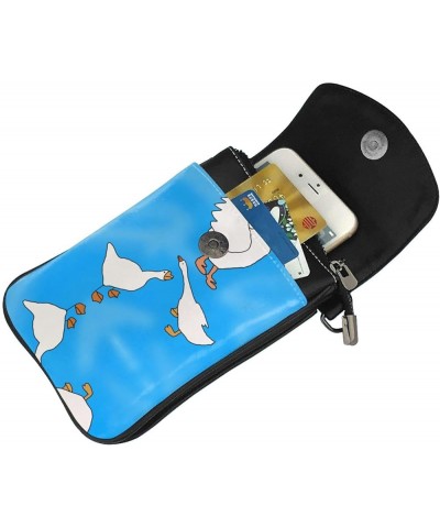 running cartoon dog Cell Phone Purse Wallet - Versatile Small Crossbody Purse with Shoulder Strap for Women & Teen Girls Whit...