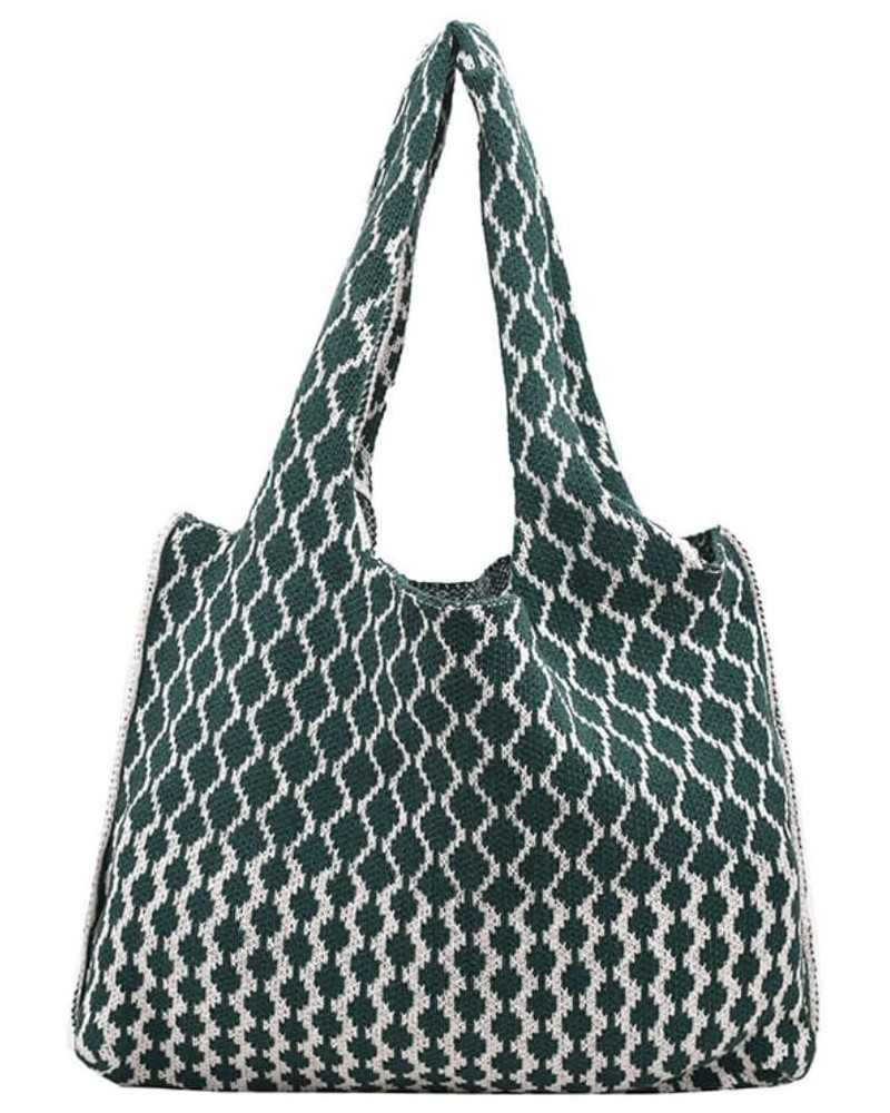 Crochet Tote Bag Crochet Bag Cute Tote Bag Beach Tote Bag Aesthetic Beach Bag Green $14.27 Totes