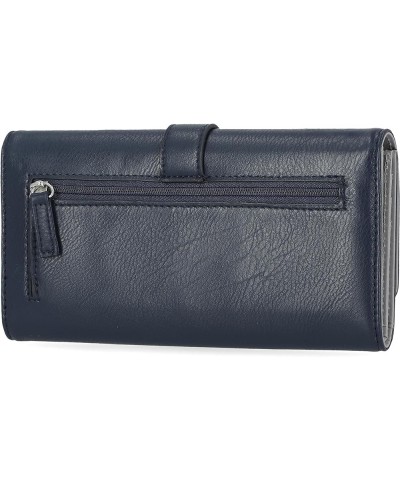 File Master Womens RFID Blocking Wallet Clutch Organizer With Change Pocket Navy $13.08 Wallets