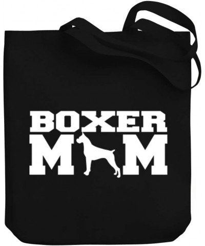 Boxer mom Canvas Tote Bag 10.5" x 16" x 4 $17.60 Totes