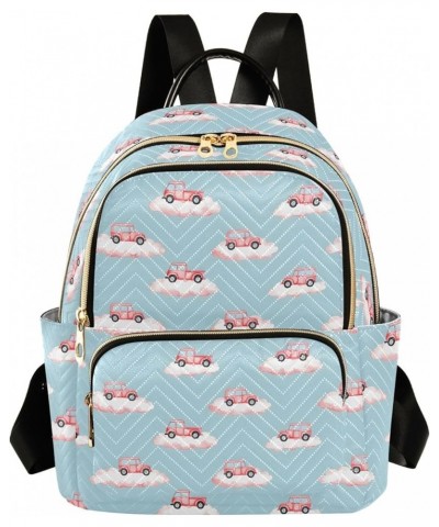 Cloud Car Pattern Fashion Backpack Purse for Women, Casual Daypacks, Ladies Gift for Traveling Hiking Multicolor Small $18.54...