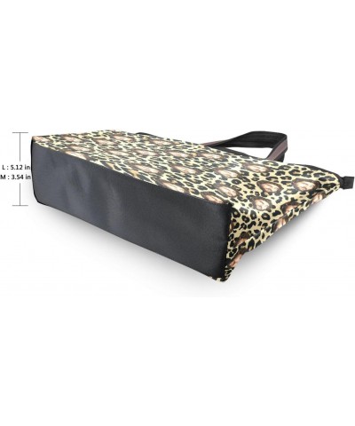 Womens Tote Bag, Leopard Ladies Zip Shoulder Handbags $11.28 Shoulder Bags