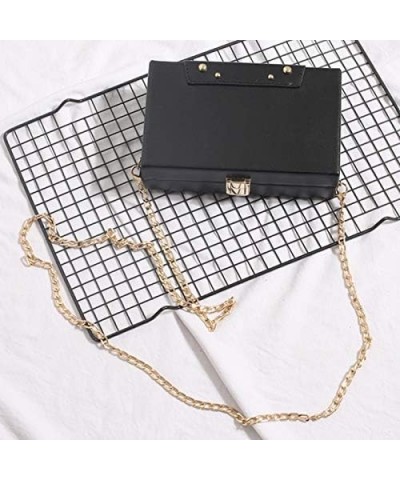 Vintage Radio Clutch Handbag Leather Top Handle Crossbody Shoulder Bag A-black $12.03 Shoulder Bags