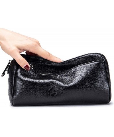 Small Leather Crossbody Bag, Zipper Clutch Phone Shoulder Wristlet Wallet Clutch Purse for Women Z Black-1 $20.99 Clutches