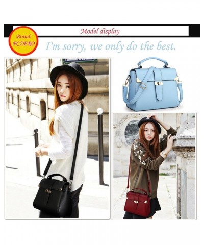 HB420036 PU Leather Korean Version Women's Handbag,Square Cross-Section Small Square Package C1 $17.84 Handbags