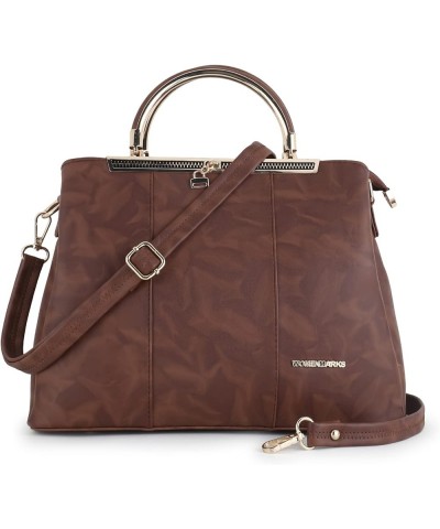 NSB-06-ZIPPER-HANDBAG Dark Brown $17.22 Clutches