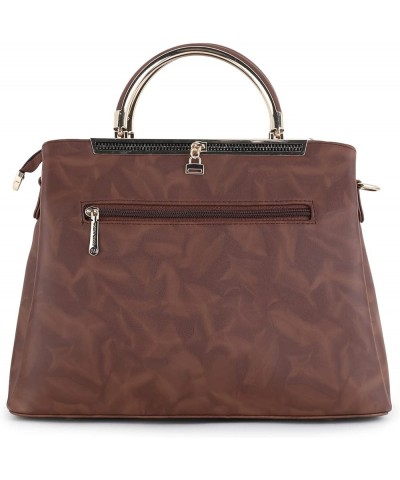 NSB-06-ZIPPER-HANDBAG Dark Brown $17.22 Clutches