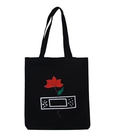 Designer Rose Band-Aid Design Printed Canvas 7 Liter Tote Bag For Grocery Bag & Daily Use $34.85 Totes